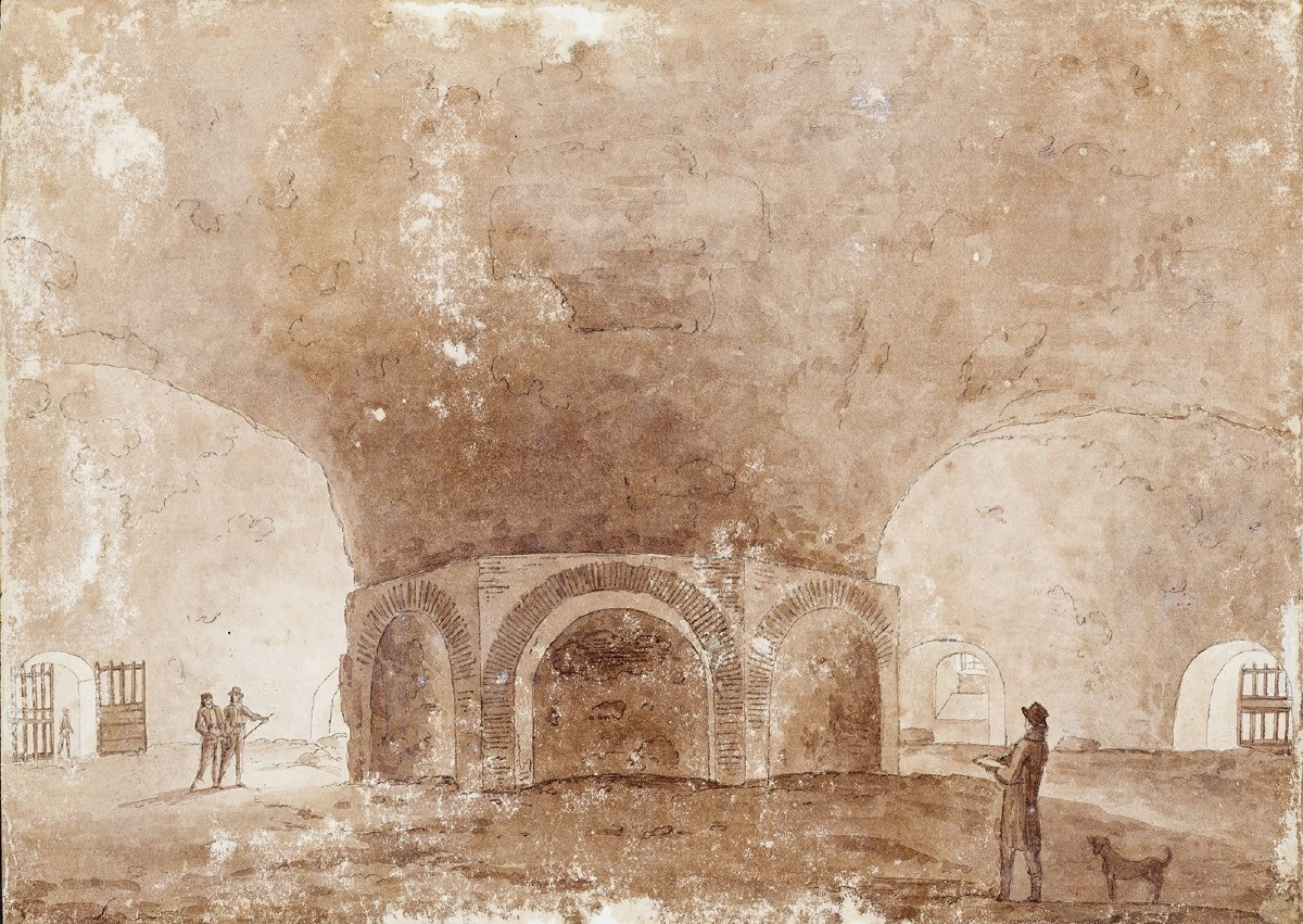 Uggeri, Attr. To, Underground Hall Of The Temple Of The Circus, Also Called Praetorian Hall-photo-2