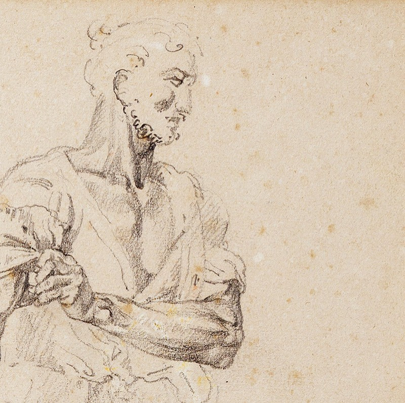 Italian School, Circa 1840, Lazzarone Rolling Up His Sleeve-photo-2