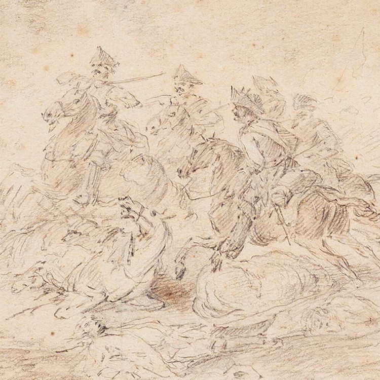 JAN PEETER VERDUSSEN, CHOC DE CAVALERIE-photo-3