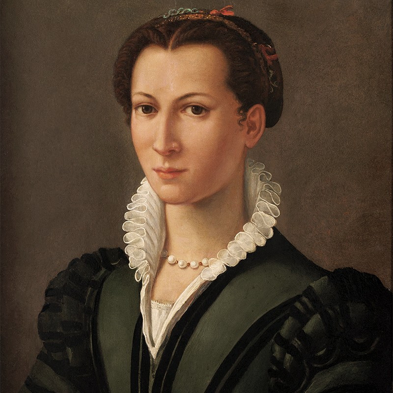 Umberto Giunti Attributed To, Portrait Of A Lady-photo-2