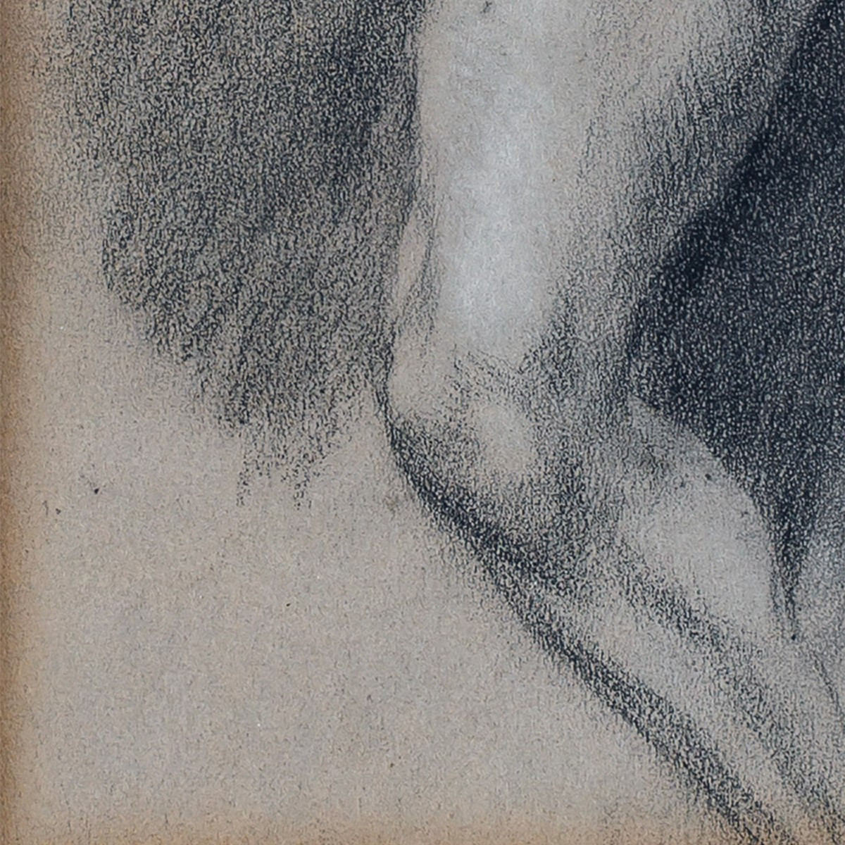 Austrian School Circa 1900, Academic Study Of A Male Nude-photo-3