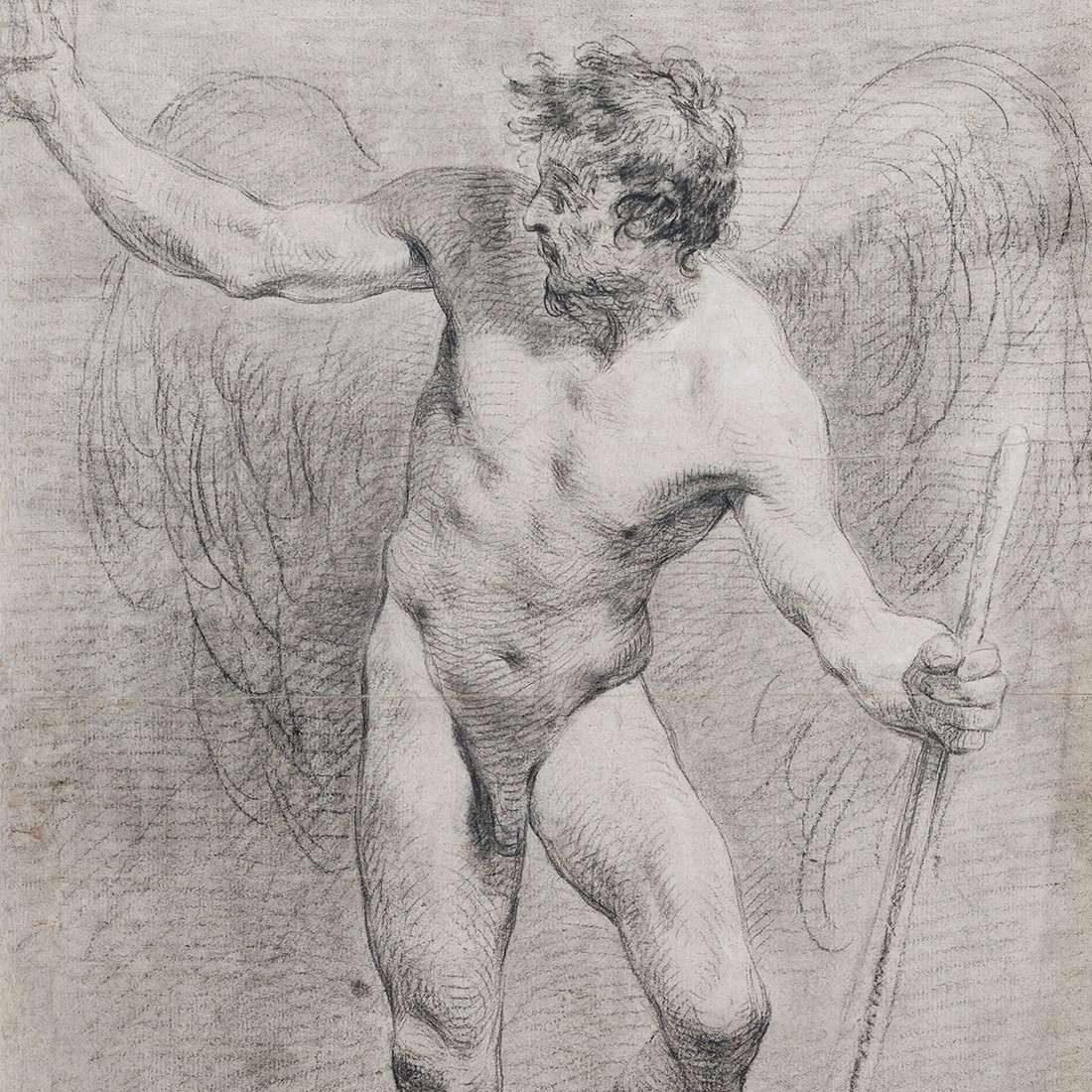 François Lemoyne Attributed To, Allegory Of Time-photo-2
