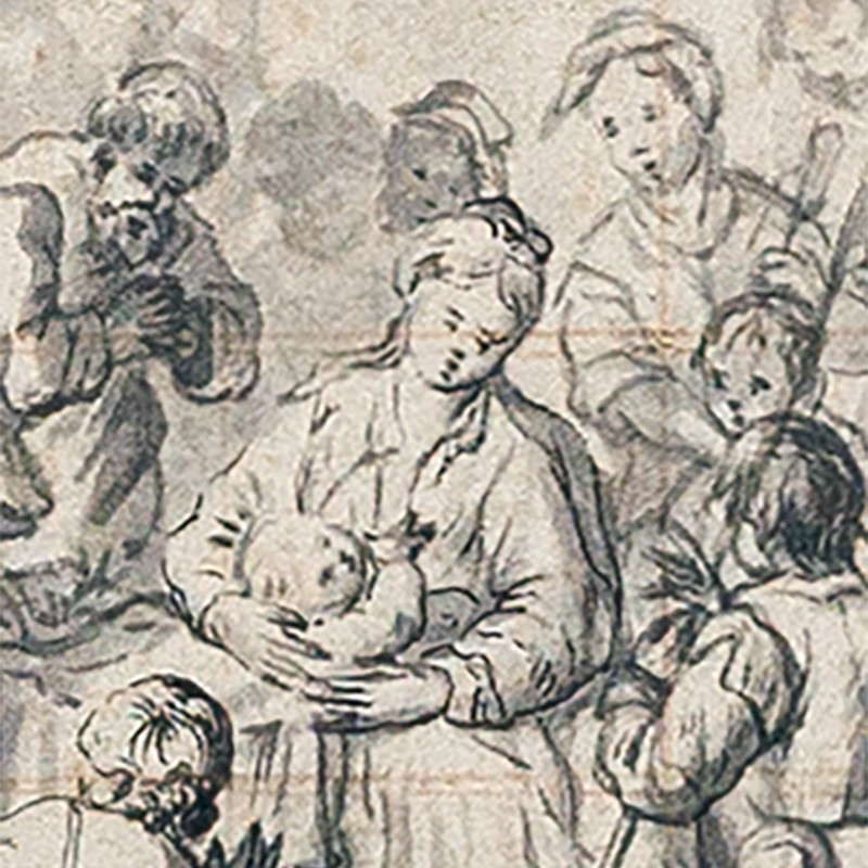 ADRIAEN FRANS BOUDEWIJNS, ADORATION DES BERGERS-photo-3