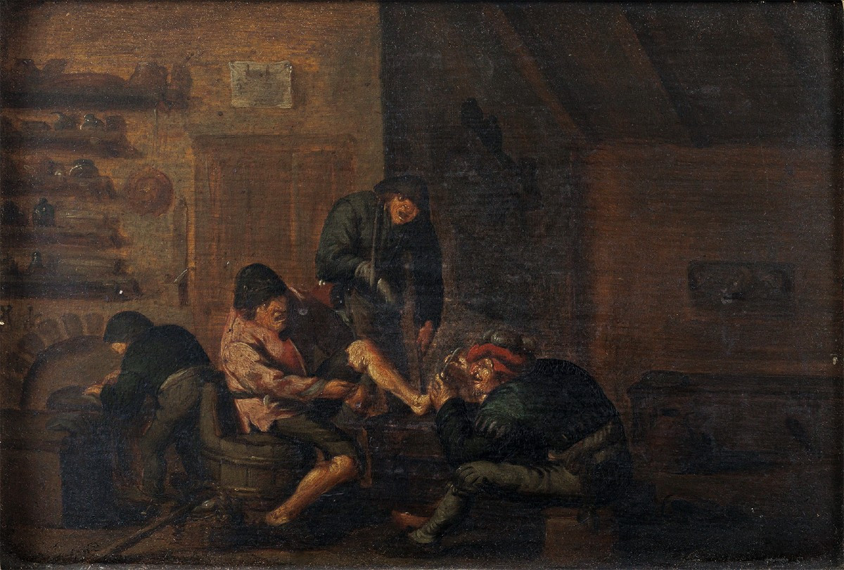 CERCLE D’ANTHONIE VICTORIJNS, LE SENS DU TOUCHER (de la série des Cinq Sens)