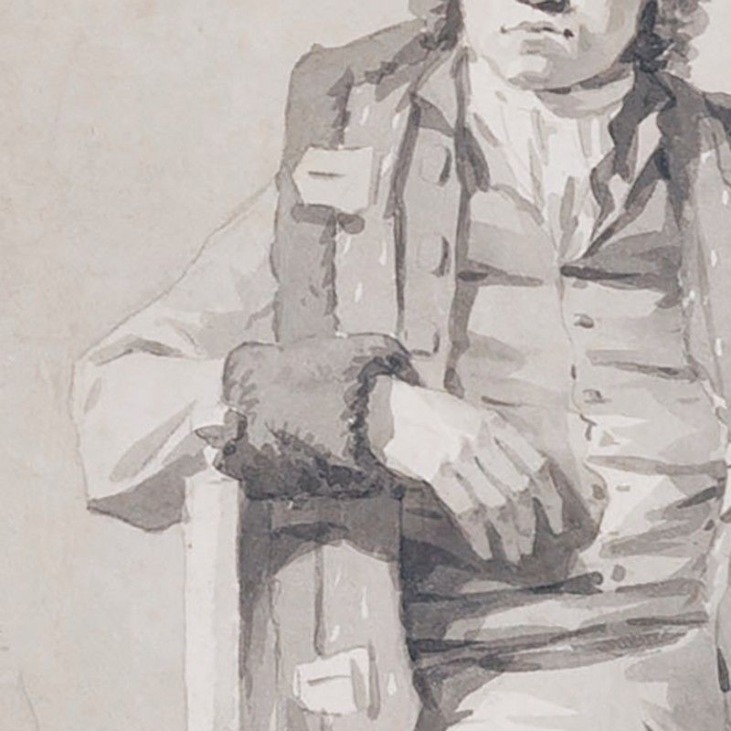 ÉCOLE FRANÇAISE, début du XIXe siècle, PORTRAIT DE TADEUSZ KOŚCIUSZKO (PRÉSUMÉ)-photo-4