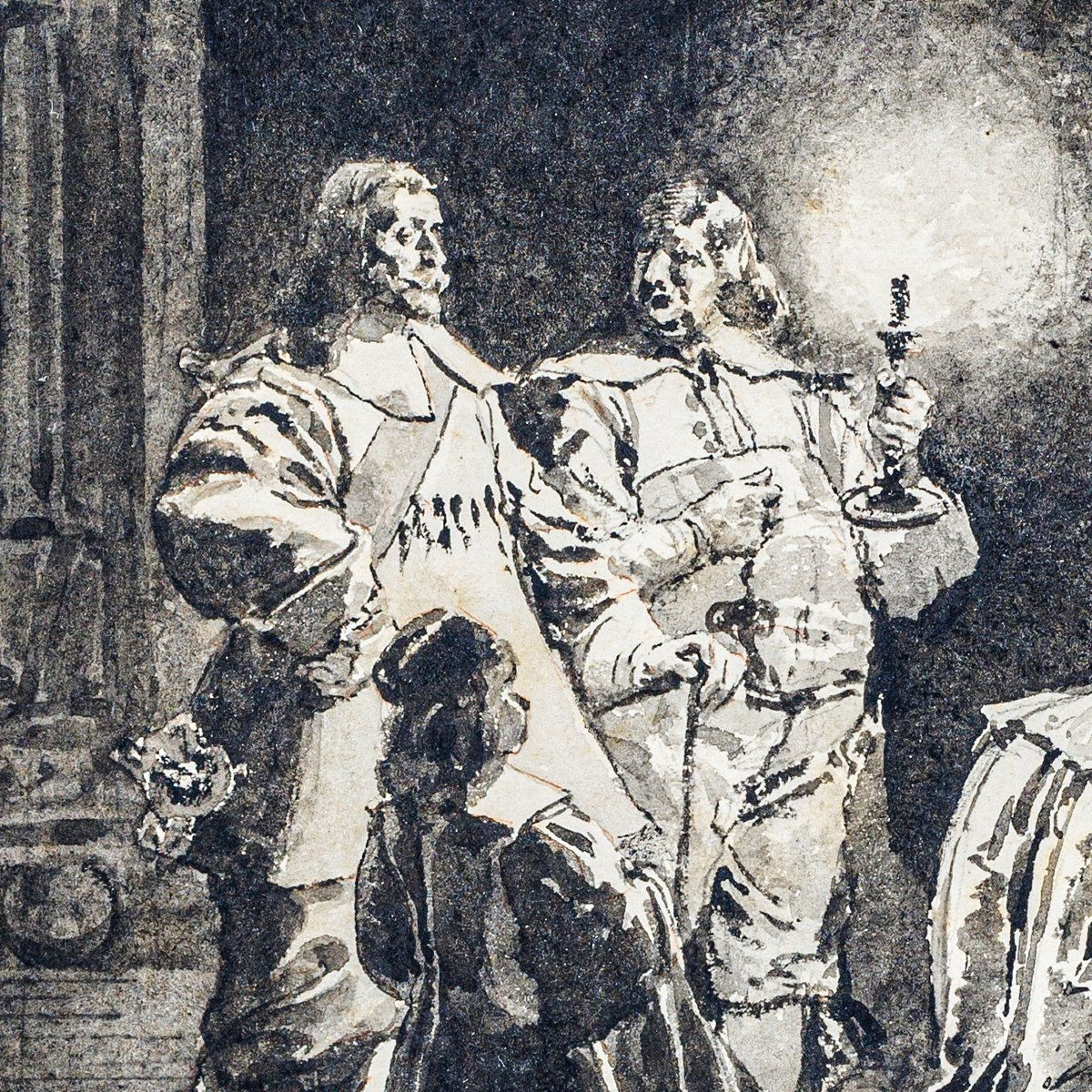 Adolphe Lalauze, Scene From Gil Blas: The Discovery In Doña Mencia’s Chamber-photo-2