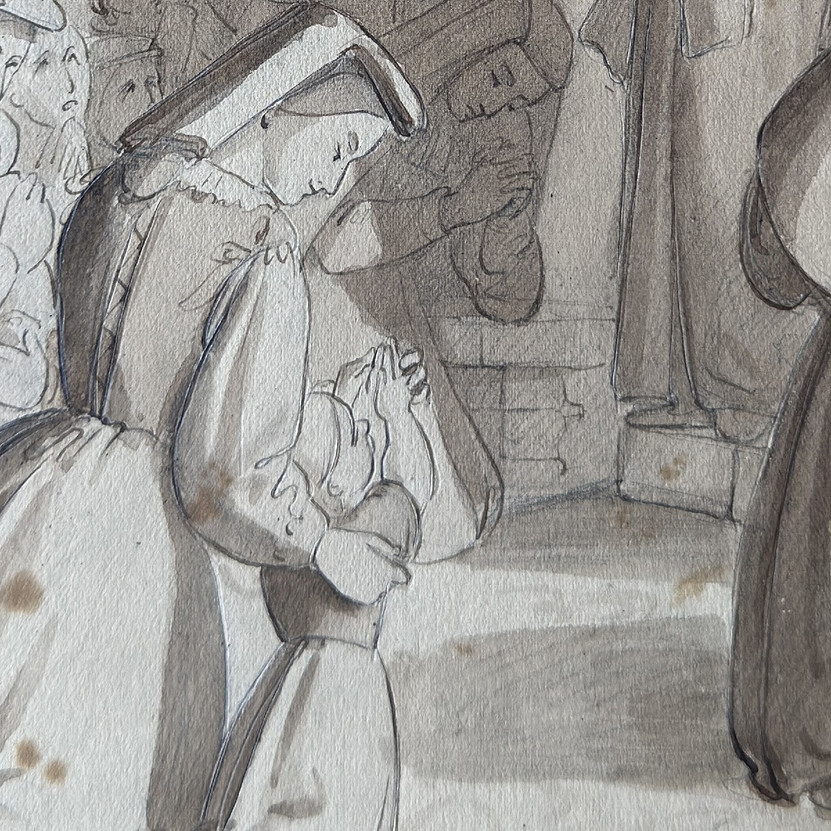 Giacinto Massola, Saint Charles Borromeo Leading A Public Eucharistic Devotion-photo-2