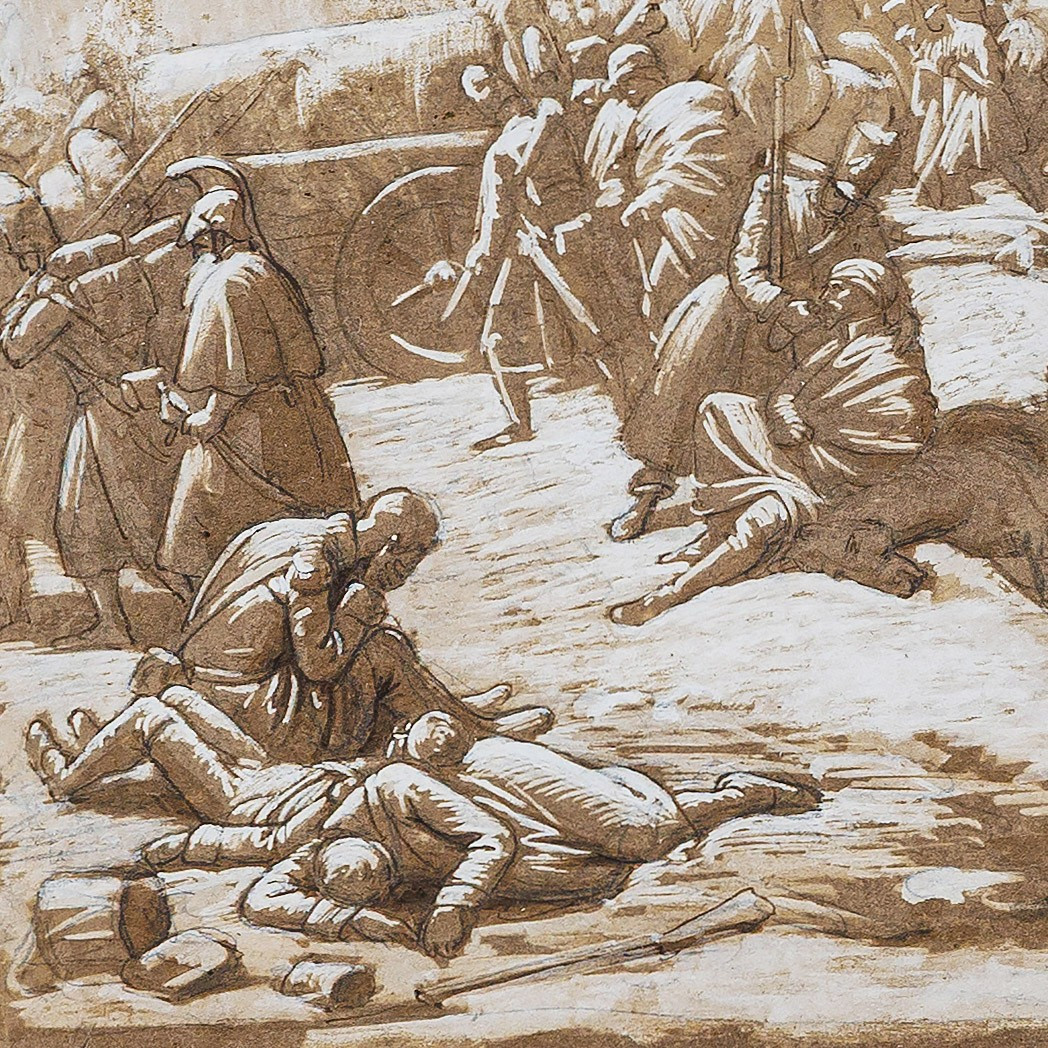 Attributed To Auguste Raffet, Episode Of The Retreat Of The French Army From Russia-photo-4