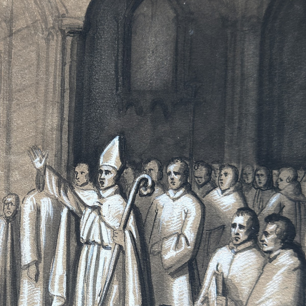 Giacinto Massola, Scene Of The Funeral Of Archdukus Rainier Joseph Of Austria In Bolzano-photo-4