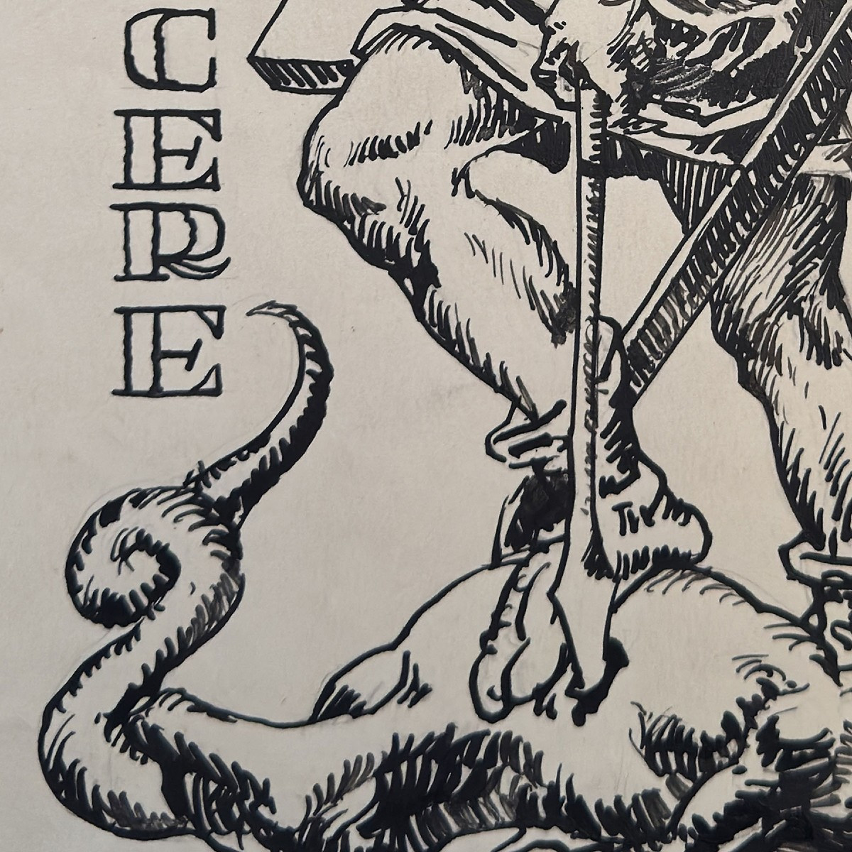 A. G. DORSCHNER, SAINT MICHEL TERRASSANT LE DRAGON-photo-2