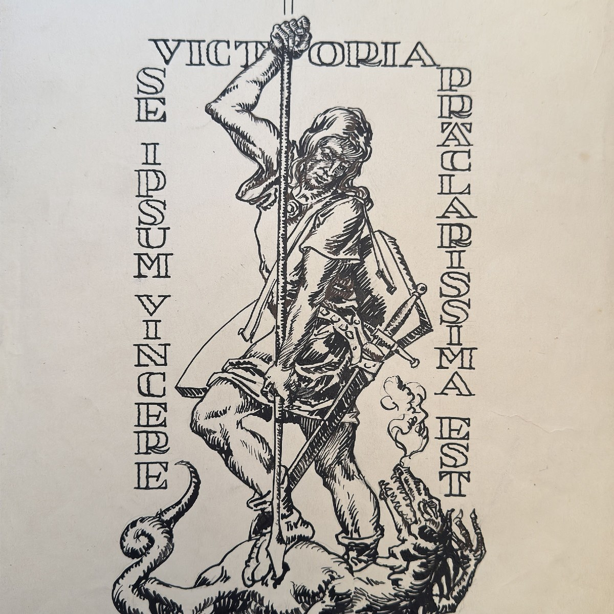 A. G. DORSCHNER, SAINT MICHEL TERRASSANT LE DRAGON-photo-1