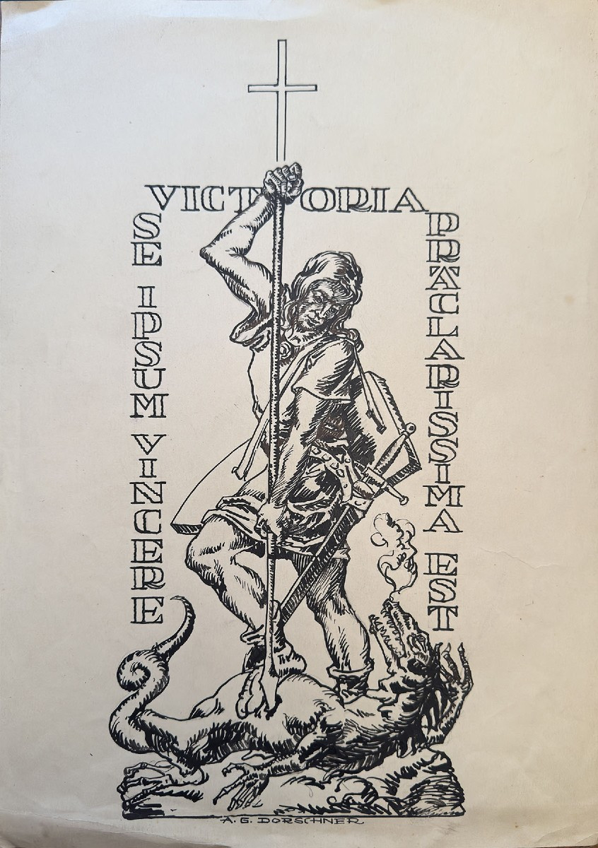 A. G. DORSCHNER, SAINT MICHEL TERRASSANT LE DRAGON