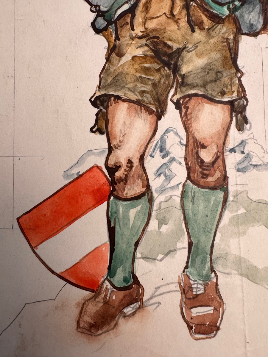 Dorschner, Series Of Three Allegorical Male Figures -photo-3