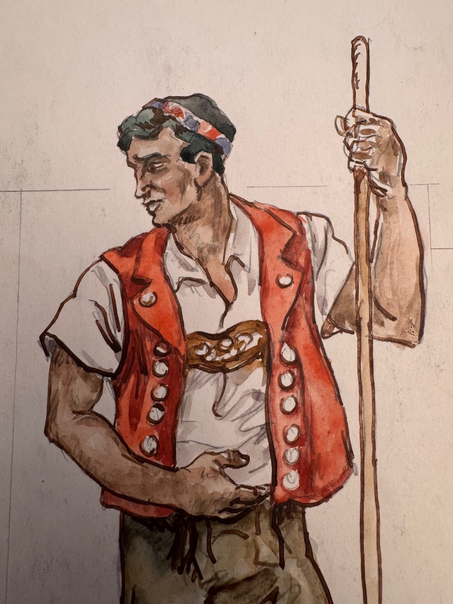 Dorschner, Series Of Three Allegorical Male Figures -photo-5