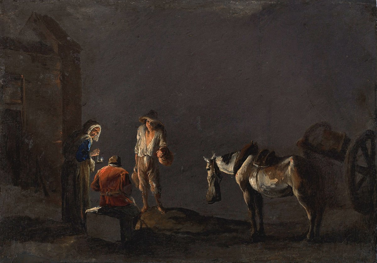 LEONARD BRAMER, école de, SCÈNE D’ÉCURIE