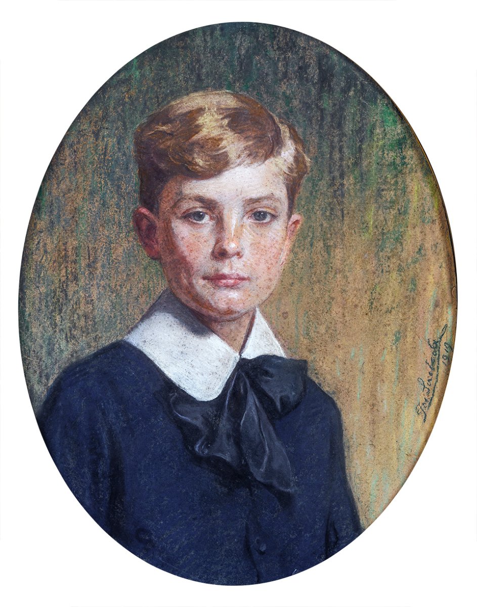 ÉCOLE AUTRICHIENNE, PORTRAIT D’UN JEUNE GARÇON