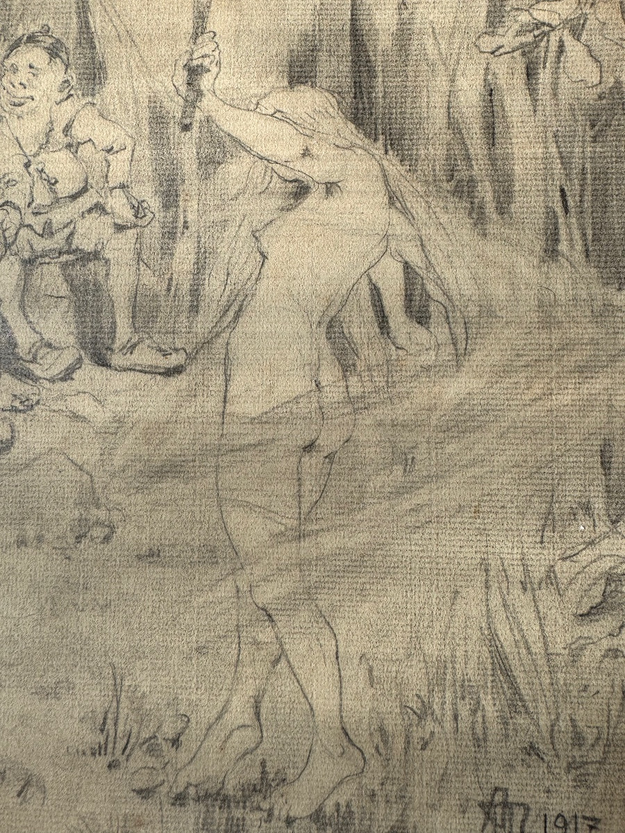 ANTON MARUSSIG, LA NYMPHE ET LES NAINES DE LA FORÊT-photo-2