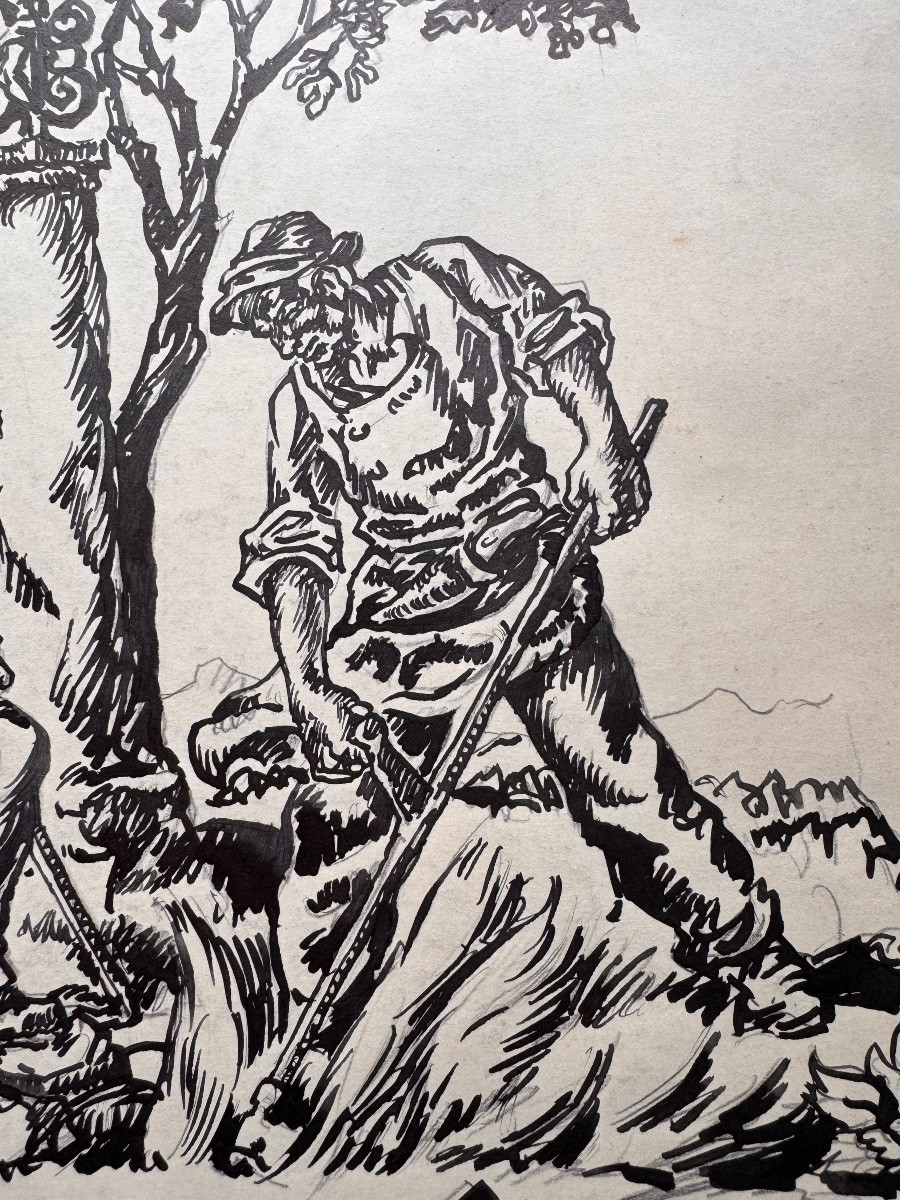 ORA ET LABORA – Scène de travail, Autriche, 1949-photo-3