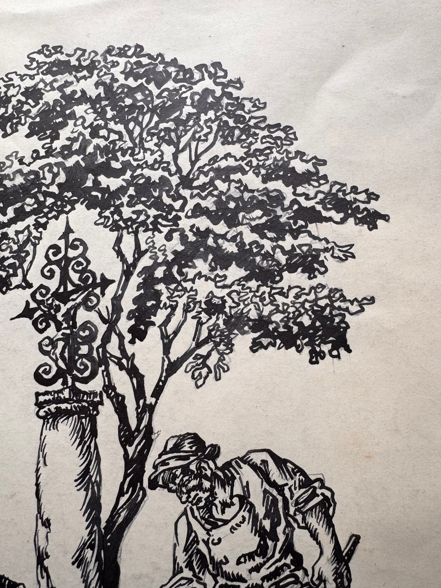 ORA ET LABORA – Scène de travail, Autriche, 1949-photo-4