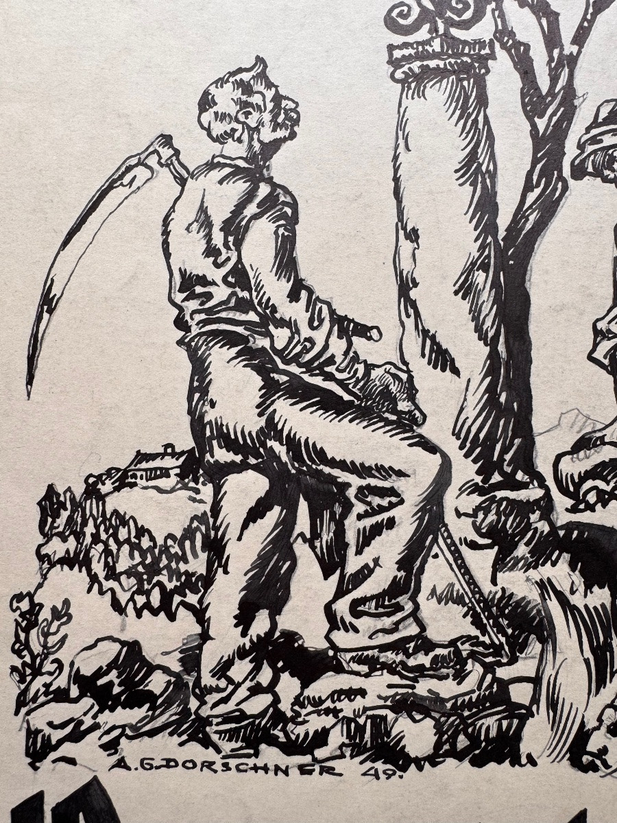 ORA ET LABORA – Scène de travail, Autriche, 1949-photo-1