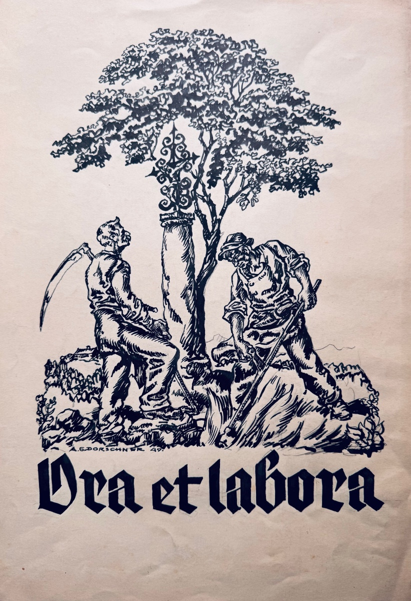 ORA ET LABORA – Scène de travail, Autriche, 1949