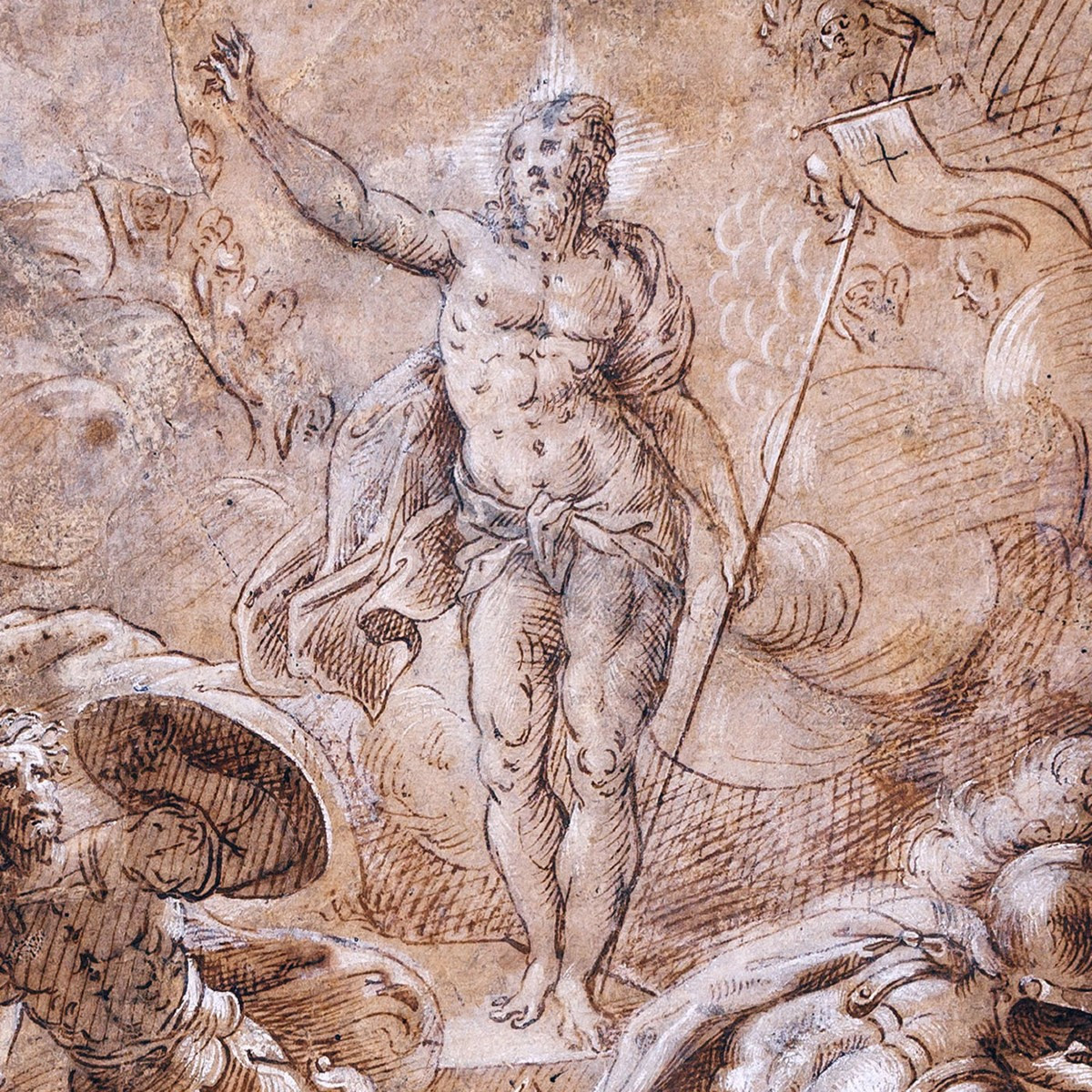 Attributed To Niccolò Circignani, Known As Il Pomarancio, The Resurrection-photo-4