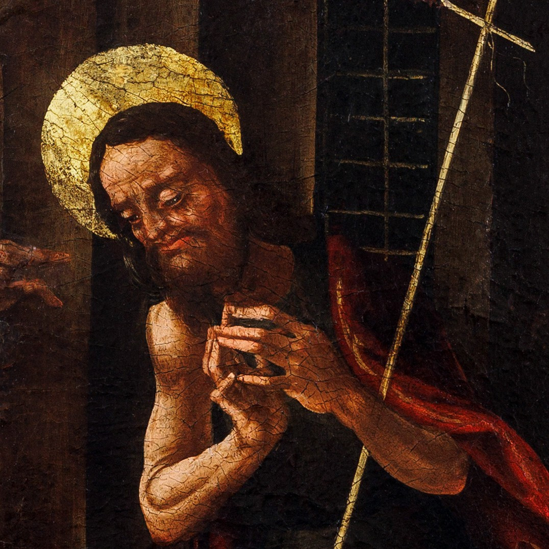 Spanish School 16th Century – Beheading Of Saint John The Baptist, Renaissance Panel-photo-4