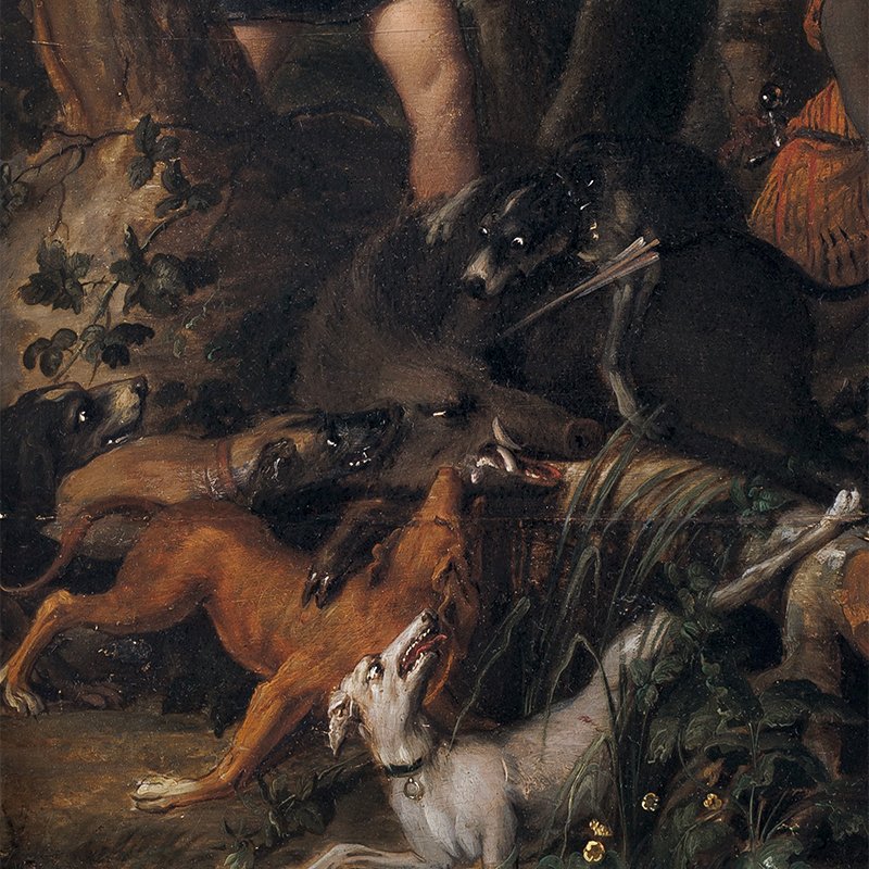 Bosschaert, attr. – Les Argonautes à la chasse au sanglier de Calydon-photo-2
