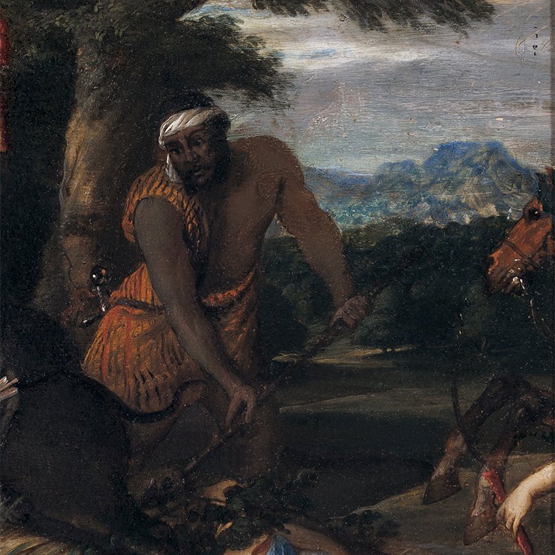 Bosschaert, attr. – Les Argonautes à la chasse au sanglier de Calydon-photo-3