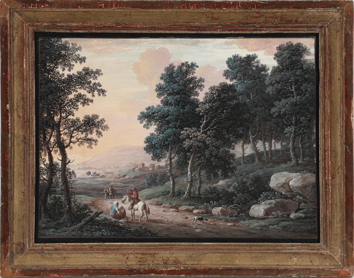 Christoph Ludwig Agricola (1665–1724), Attributed To – Summer, Italianate Landscape-photo-2