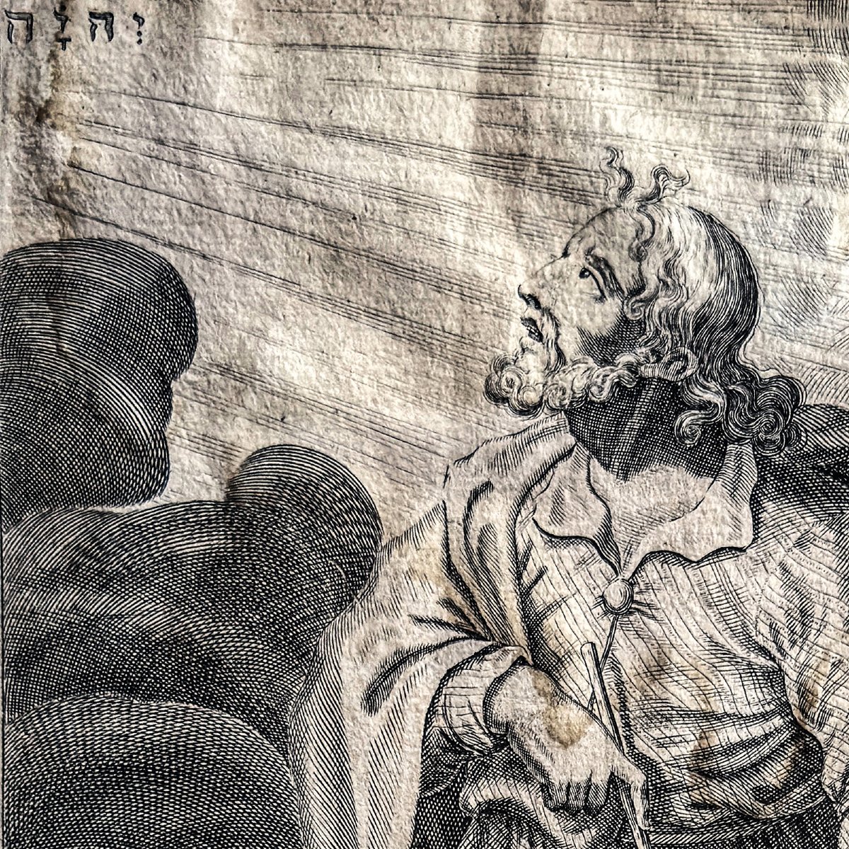 Engelhard Nunzer (1661–1733) – Moses And The Tablets Of The Law – Baroque Engraving, Early 18th Century-photo-3
