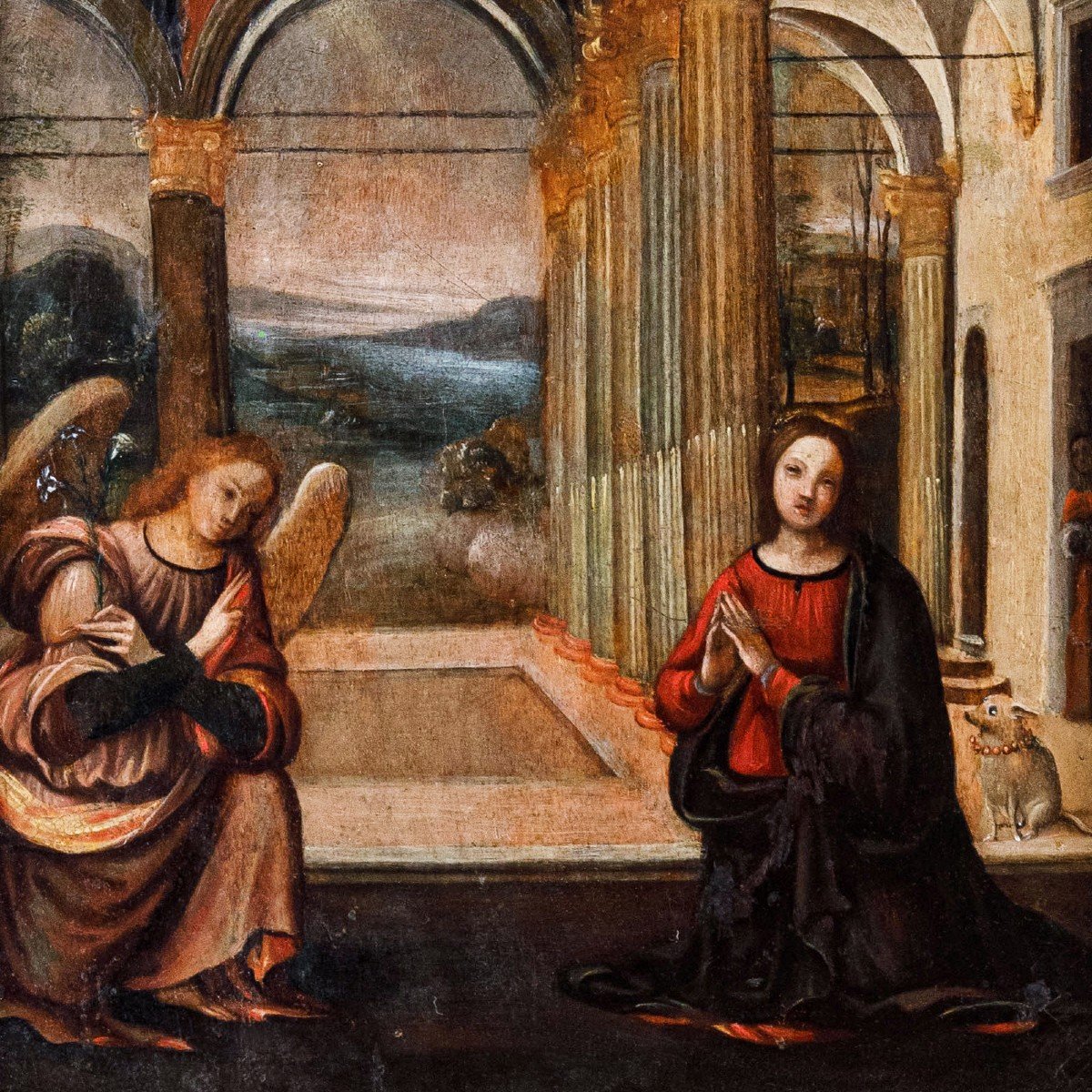 Umbrian School, Circa 1520,  Annunciation-photo-2
