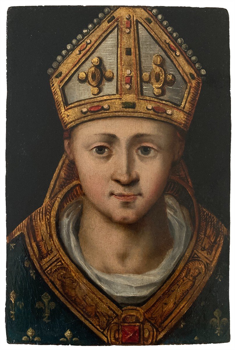 Proantic Ludovico Brea, Attributed To. Saint Louis De Toulouse