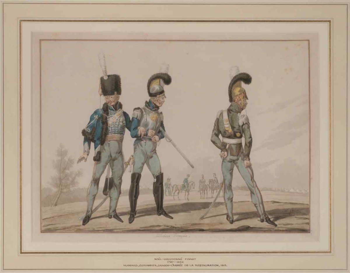 N.-D. FINART, UNIFORMES DE HUSSAR, CUIRASSIER ET DRAGOON-photo-2