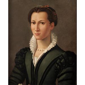 UMBERTO GIUNTI attribué à, PORTRAIT D’UNE DAME
