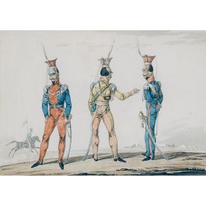 NOËL-DIEUDONNÉ FINART, UNIFORMES DES LANCERS FRANÇAIS