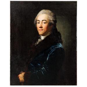 ANTON GRAFF attr. à, PORTRAIT D’UN GENTILHOMME