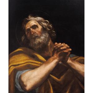 Giovanni Lanfranco, School, Saint Peter The Penitent