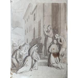 GIACINTO MASSOLA, SAINT CHARLES BORROMEO DIRIGEANT UNE DÉVOTION EUCHARISTIQUE PUBLIQUE