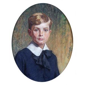 ÉCOLE AUTRICHIENNE, PORTRAIT D’UN JEUNE GARÇON