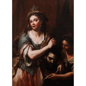 Judith With The Head Of Holofernes, Northern Italian School About 1670, Baroque Painting