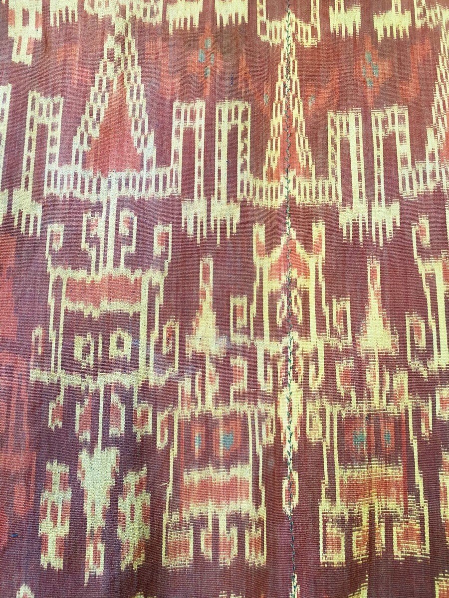 Hinggi Sumba Ceremonial Shawl - Indonesia Circa 1920-photo-4