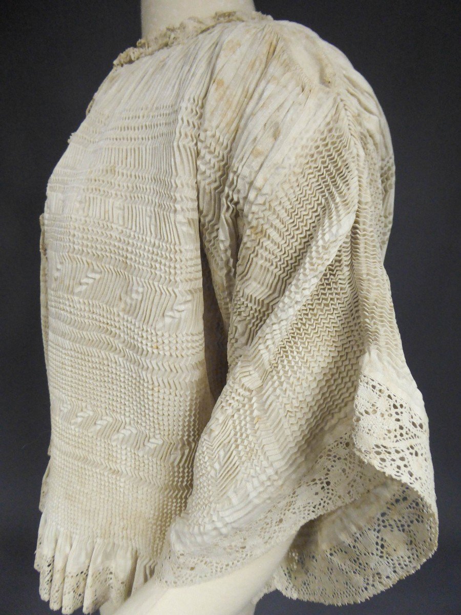 Surplices Or Pleated Linen Jacket - Northern Europe 18th 19th