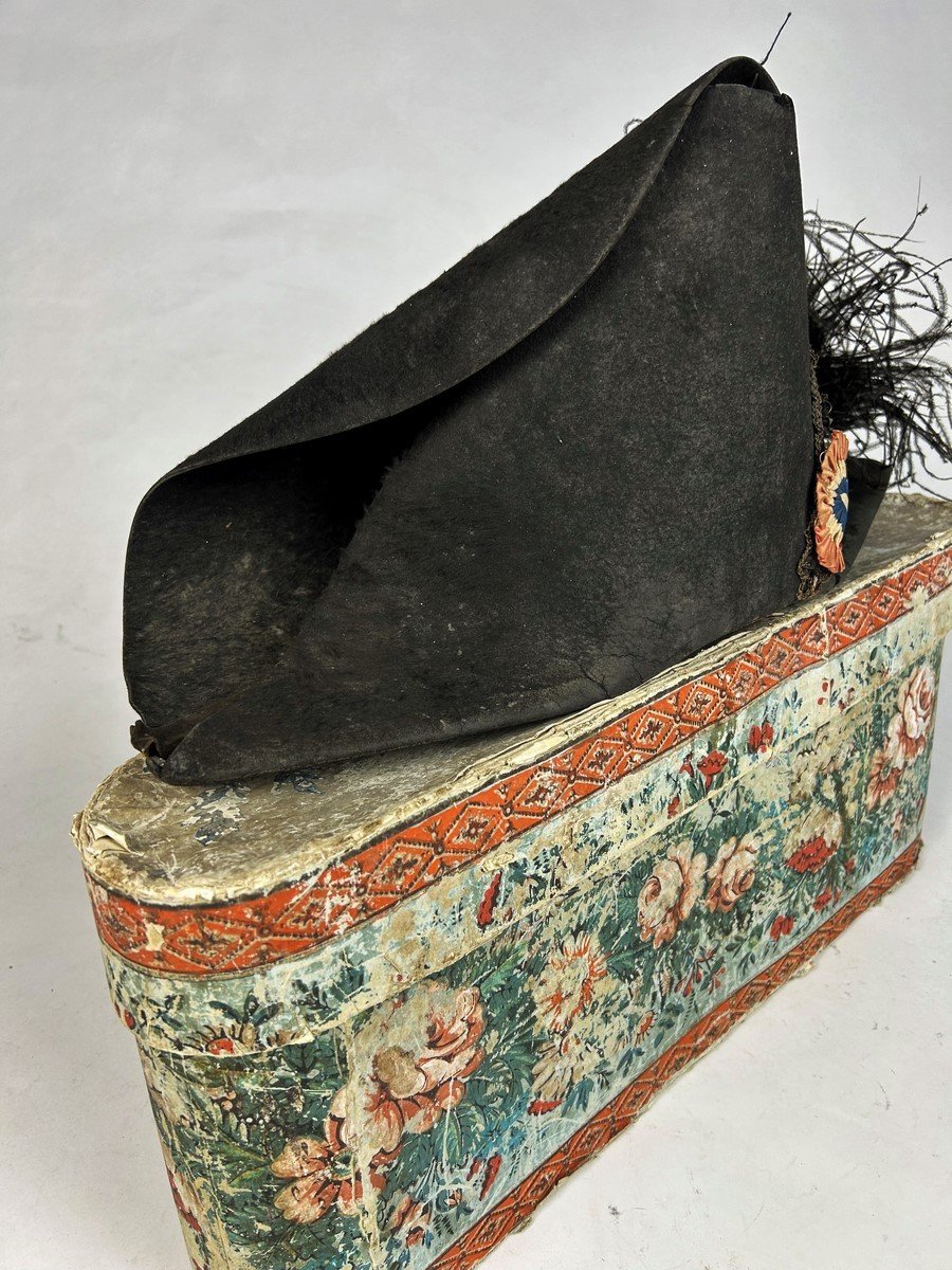 Large Bicorn With Tricolor Cockade Of Commissioner Of The Republic In Year I - France Circa 1792-photo-4