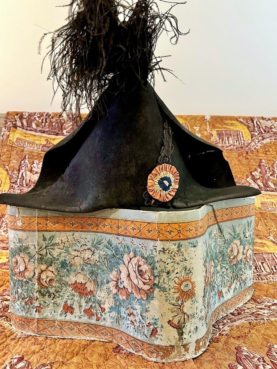 Large Bicorn With Tricolor Cockade Of Commissioner Of The Republic In Year I - France Circa 1792