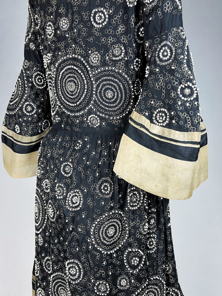 Robe Du Soir De Jeanne Lanvin Haute Couture Numérotée 66780- Paris Eté 1924-photo-3