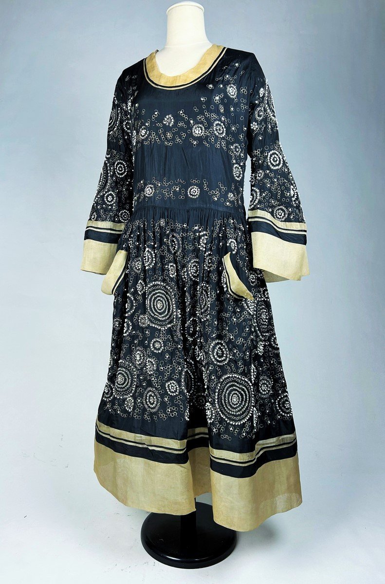 Robe Du Soir De Jeanne Lanvin Haute Couture Numérotée 66780- Paris Eté 1924