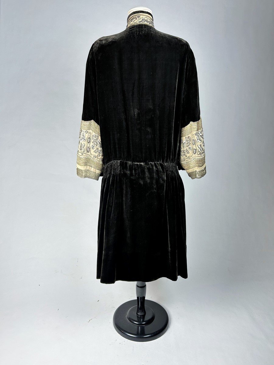 Robe Redingote De Jean-charles Worth Haute Couture - Paris Circa 1923-photo-4
