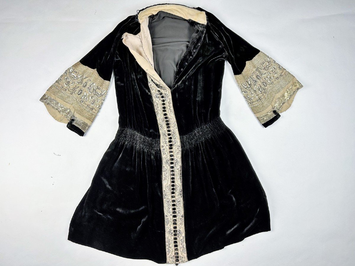Robe Redingote De Jean-charles Worth Haute Couture - Paris Circa 1923-photo-6