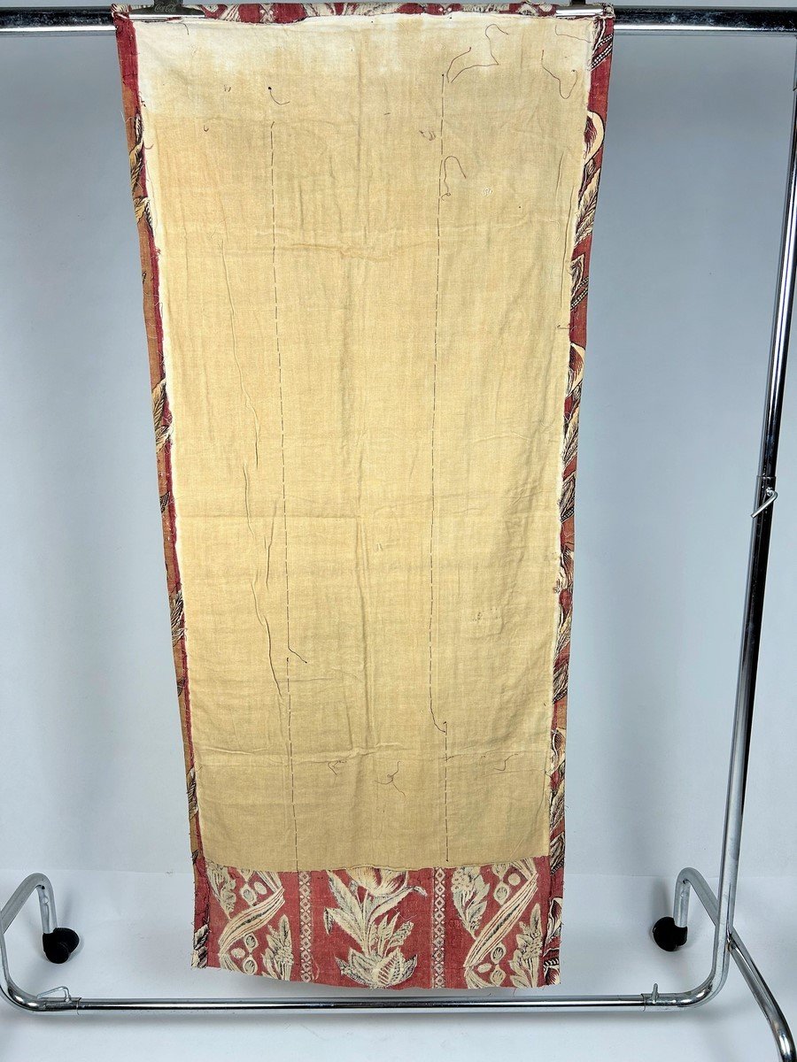 Indienne Révolutionnaire à Tulipes, Cocardes Et Rubans Tricolores - France Circa 1790-photo-8